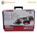 Meuleuse d'angle sans-fil 125mm 2 batteries 20V 4Ah CROWN CT23028-125XS-4 BMC – Image 2