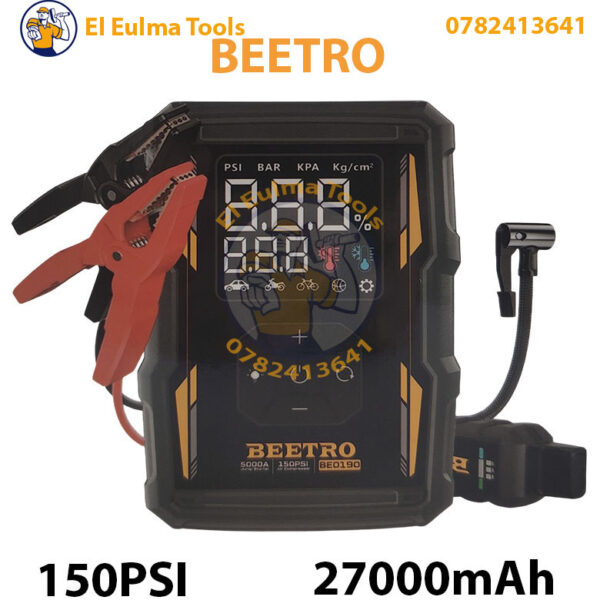 Compresseur & Starter Multifonction 27000mAh BEETRO BE0190