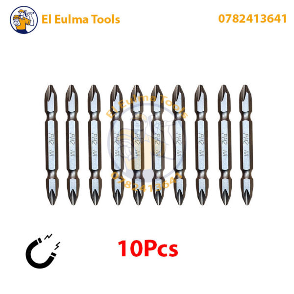 Jeu de 10 Embouts de Vissage Cruciformes (4 Coins)