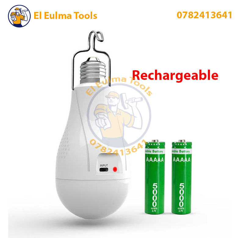 Rechargeable-E27-Emergency-Light-Bulb-for-Outdoor-Camping-Factory-Quality-LED-Emergency-Bulb Lampe LED Rechargeable d'Urgence NEI HL-E05 – Image 1
