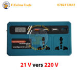 Convertisseur de Tension Intelligent Multifonction 18V-21V vers 220V