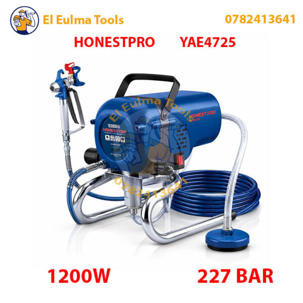 Station de Peinture Airless 1200W 227 BAR HONESTPRO YAE4725