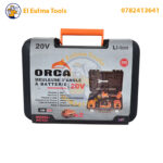 ⁦Meuleuse d'Angle Sans-fil 20V 125mm 3 Vitesses ORCA AG320 (avec 2 Batteries 4Ah & Coffret)⁩ - الصورة ⁦2⁩